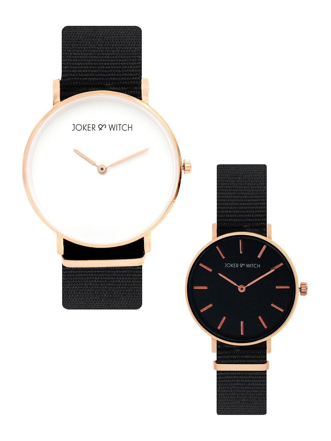 

JOKER & WITCH Michael Kelso & Jackie Couple Watch Gift Set, White