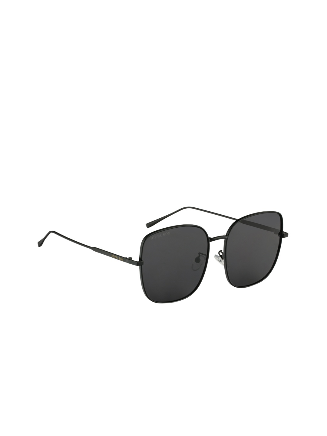 

ROYAL SON Women UV Protected Lens Square Sunglasses-CHI00102-C3, Black