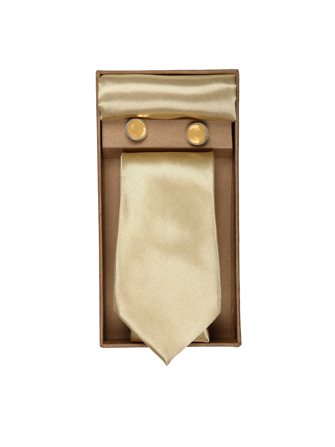 

Blacksmith Men Gold-Colored Solid Accessory Gift Set