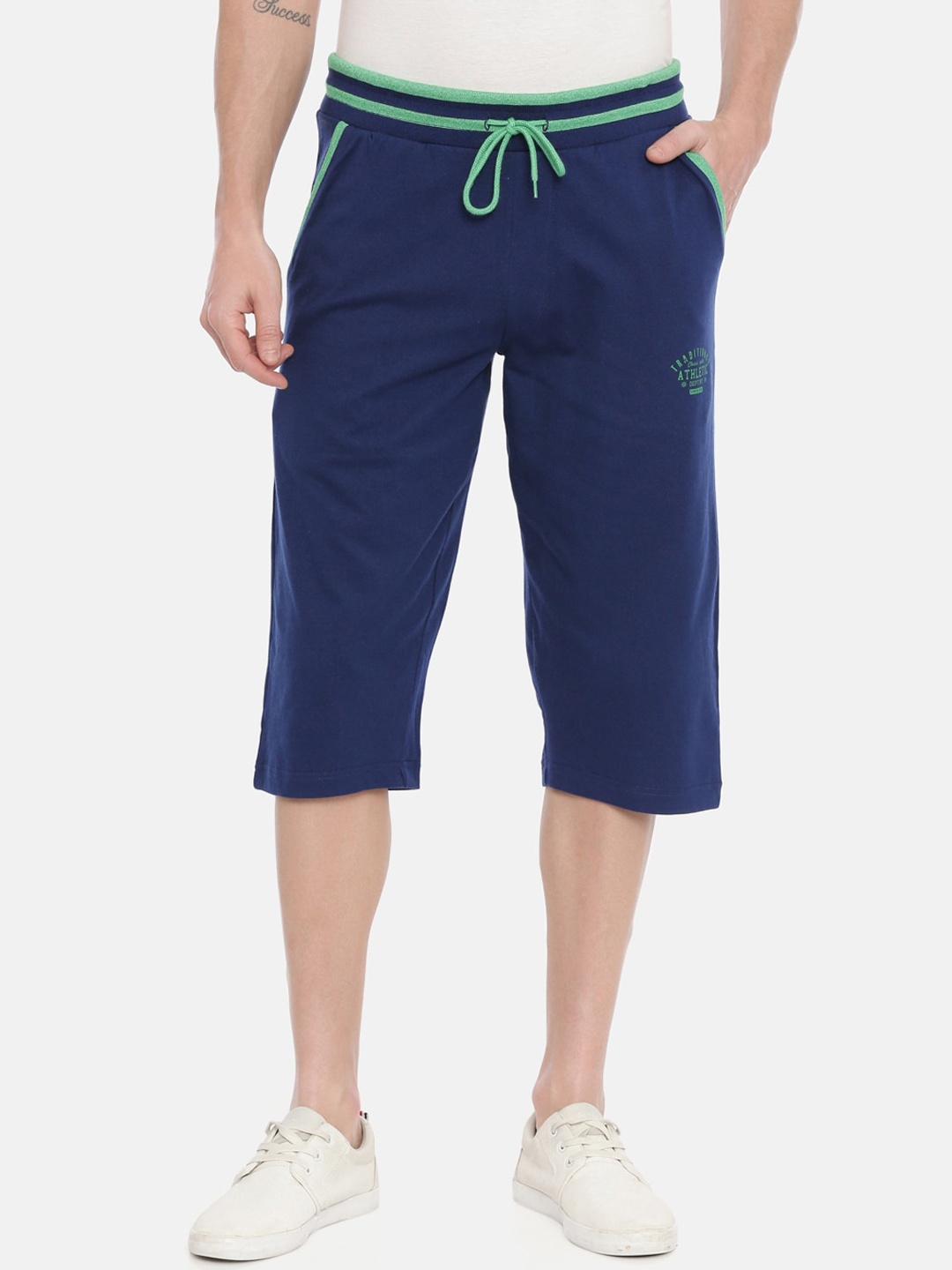 

Classic Polo Men Navy Blue Solid Regular Fit Regular Shorts