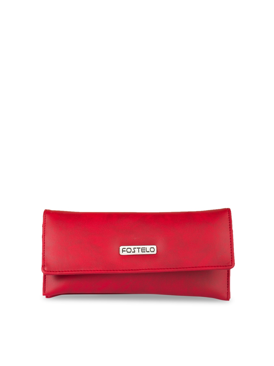 

Fostelo Women Red Solid Purse Clutch