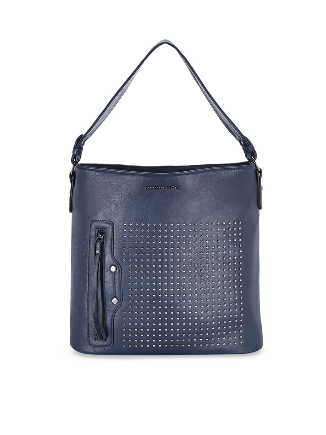 

pierre cardin Navy Blue Embellished Hobo Bag