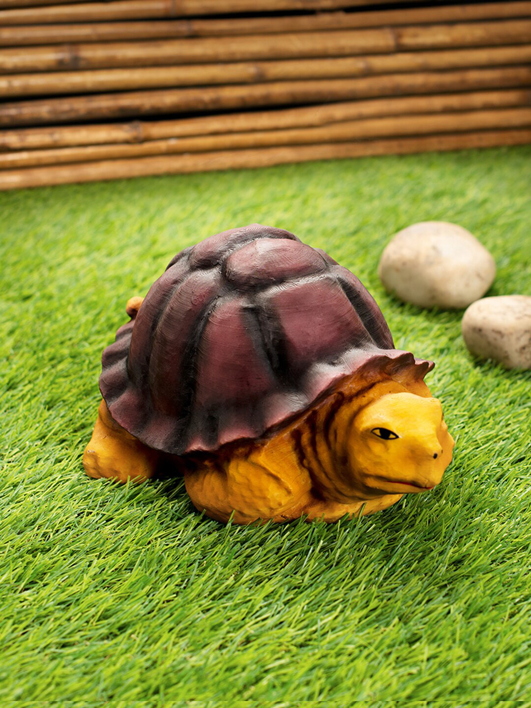 

green girgit Multicolored Resin Turtle Garden Decor, Multi