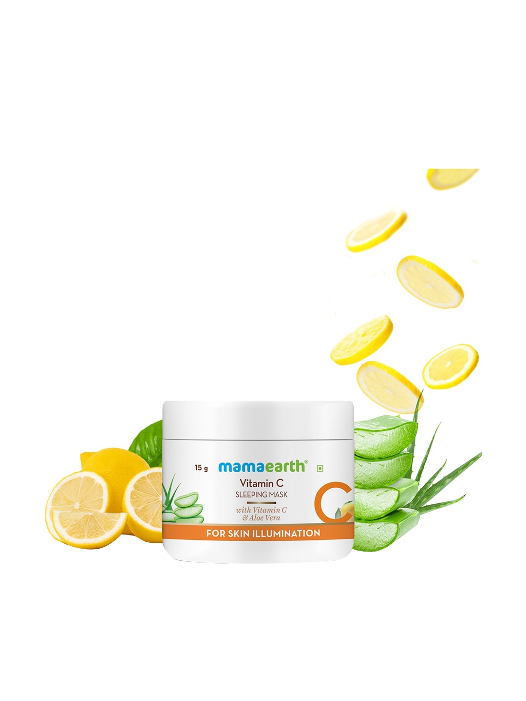 

Mamaearth Unisex Vitamin C Sleeping Mask Night Cream for Skin Illumination 15 g, White