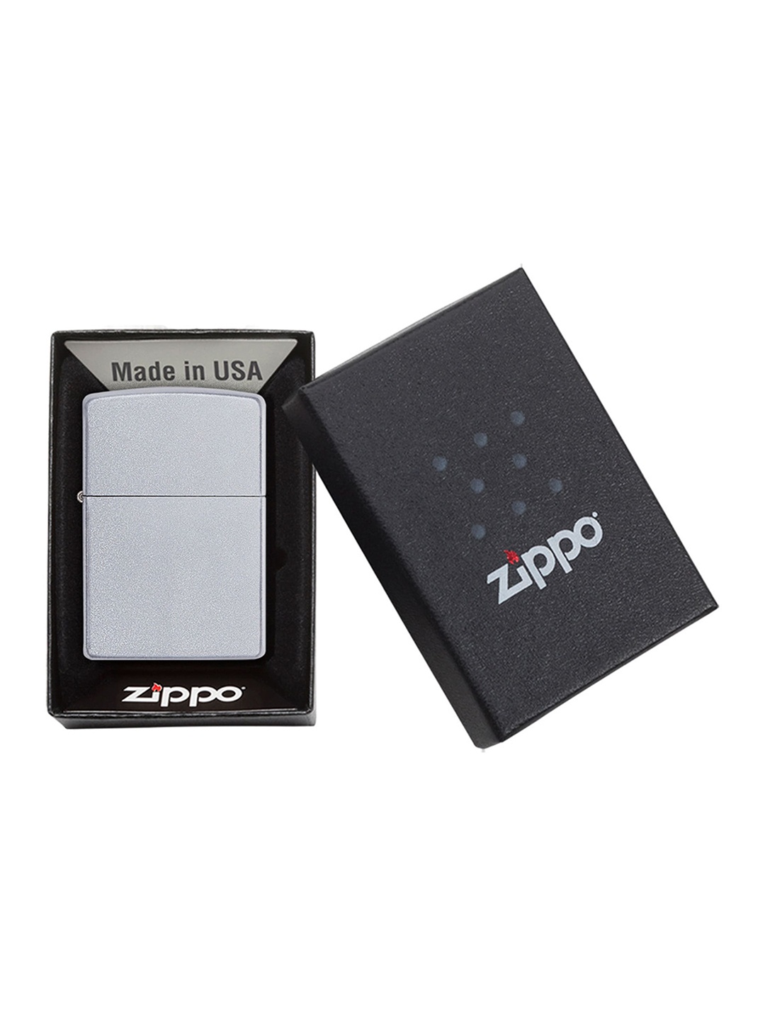 

Zippo Unisex Silver-Toned Classic Satin Chrome Pocket Lighter