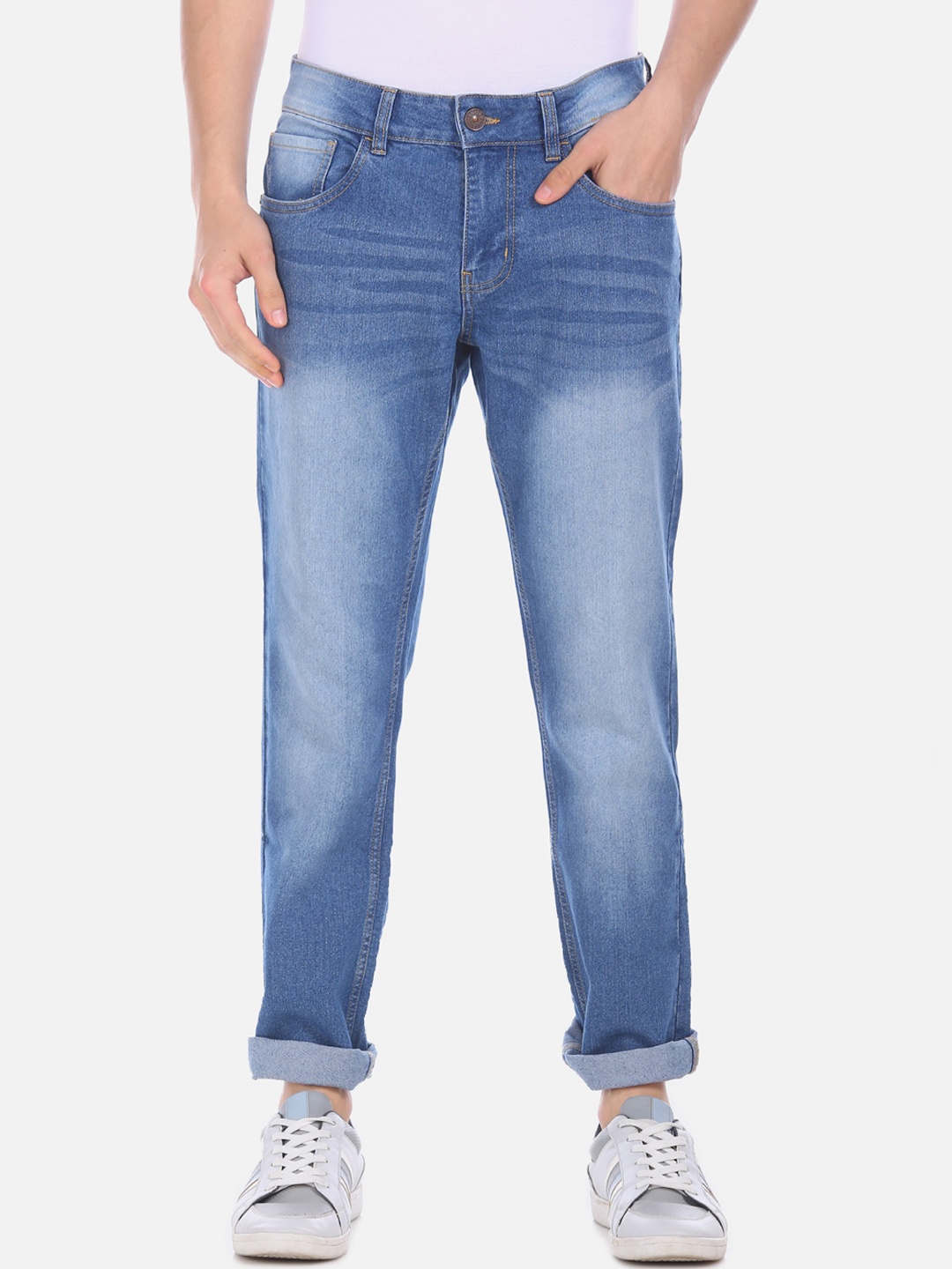 

Colt Men Blue Tapered Fit Mid-Rise Clean Look Jeans