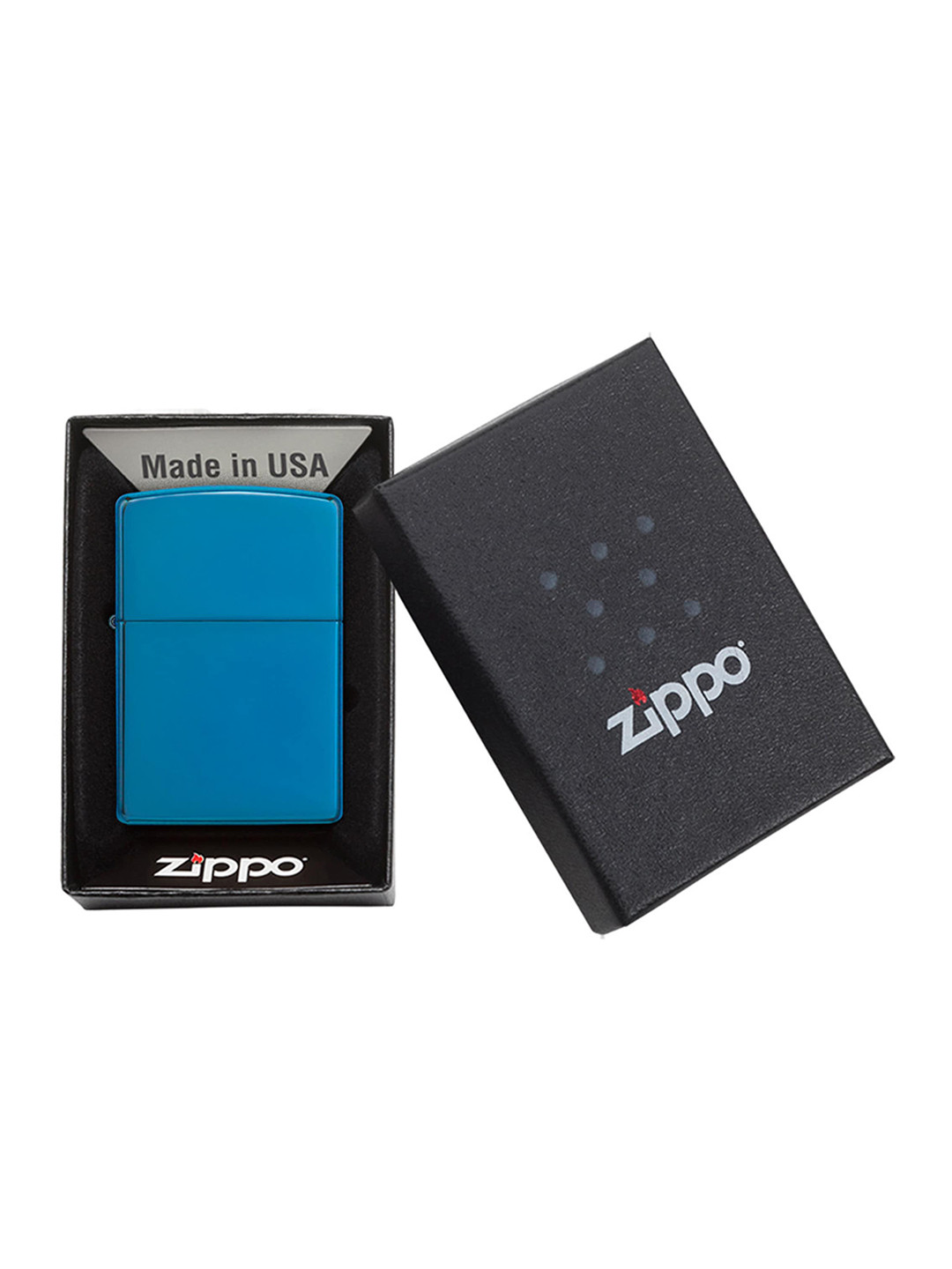 

Zippo Unisex Blue Classic High Polish Brass Pocket Lighter