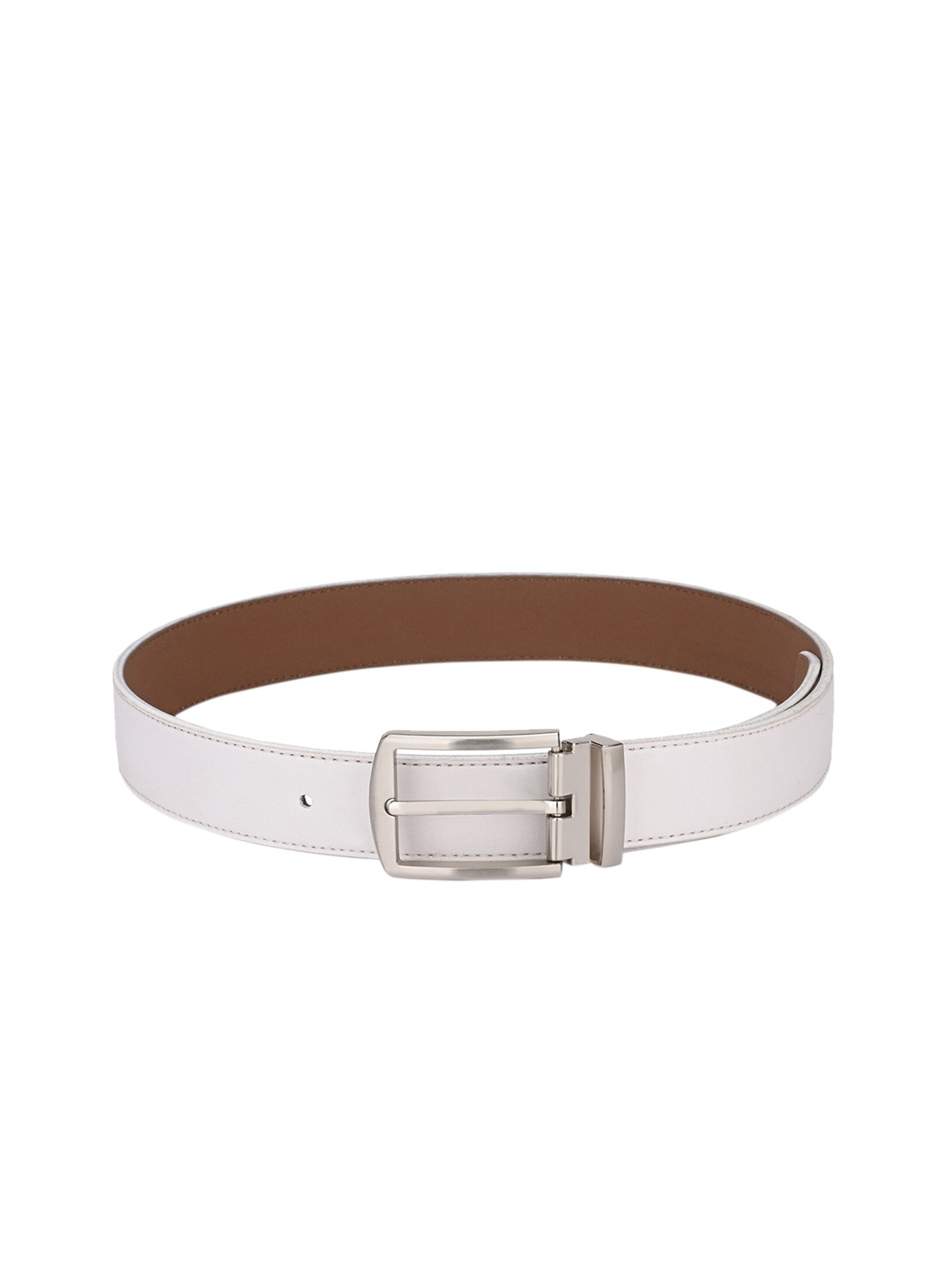 

Calvadoss Men White Solid Belt