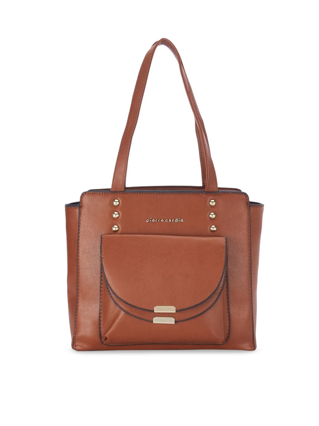 pierre cardin Maroon Solid Handheld Bag