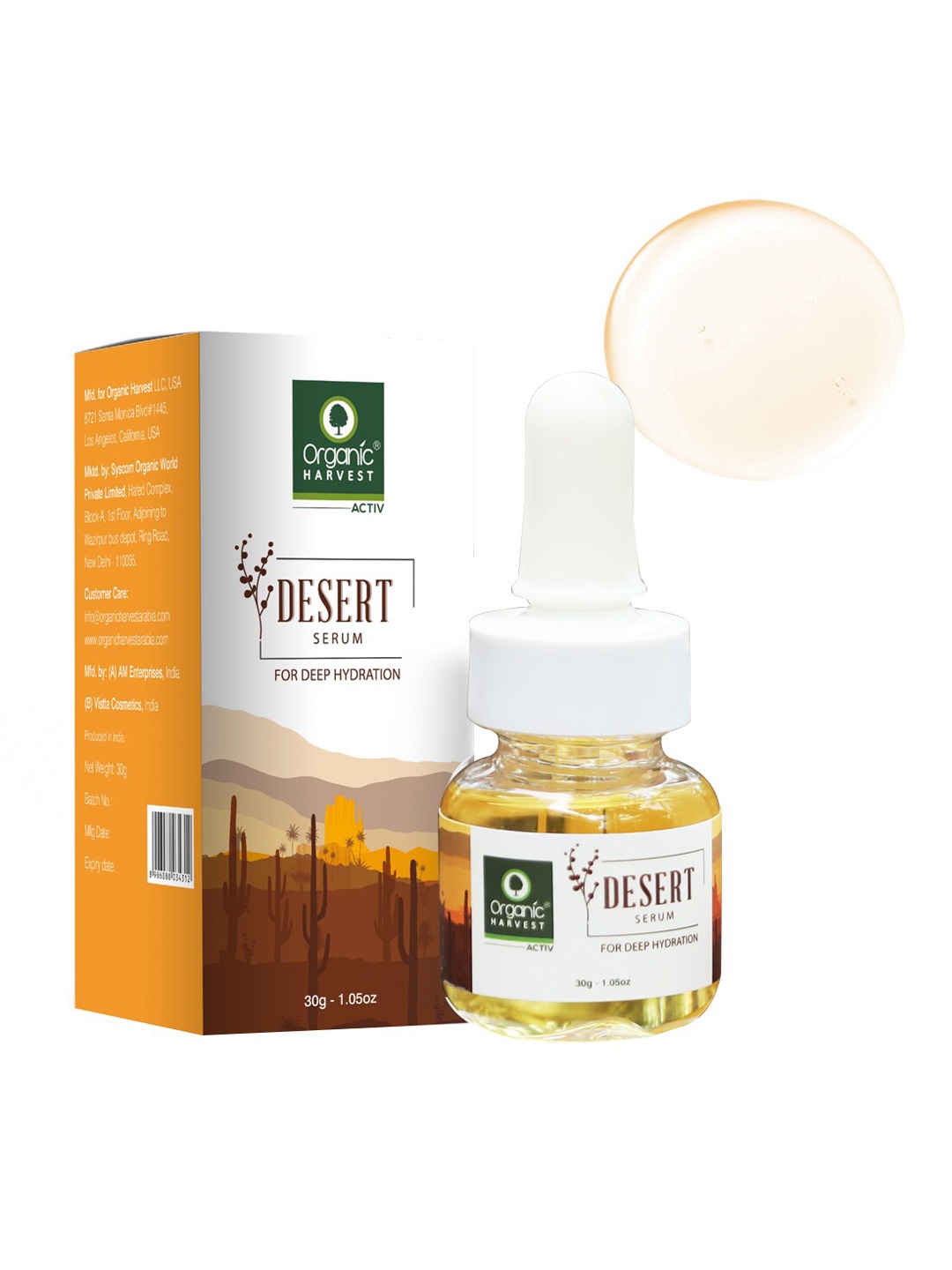 

Organic Harvest Desert Face Serum 30gm, Brown