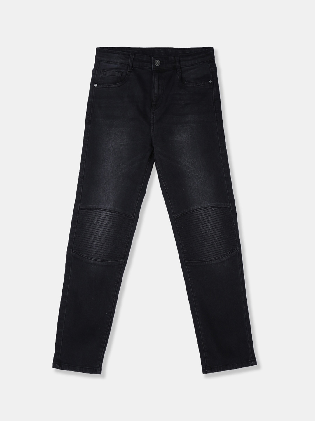 

Cherokee Boys Black Regular Fit Mid-Rise Clean Look Jeans