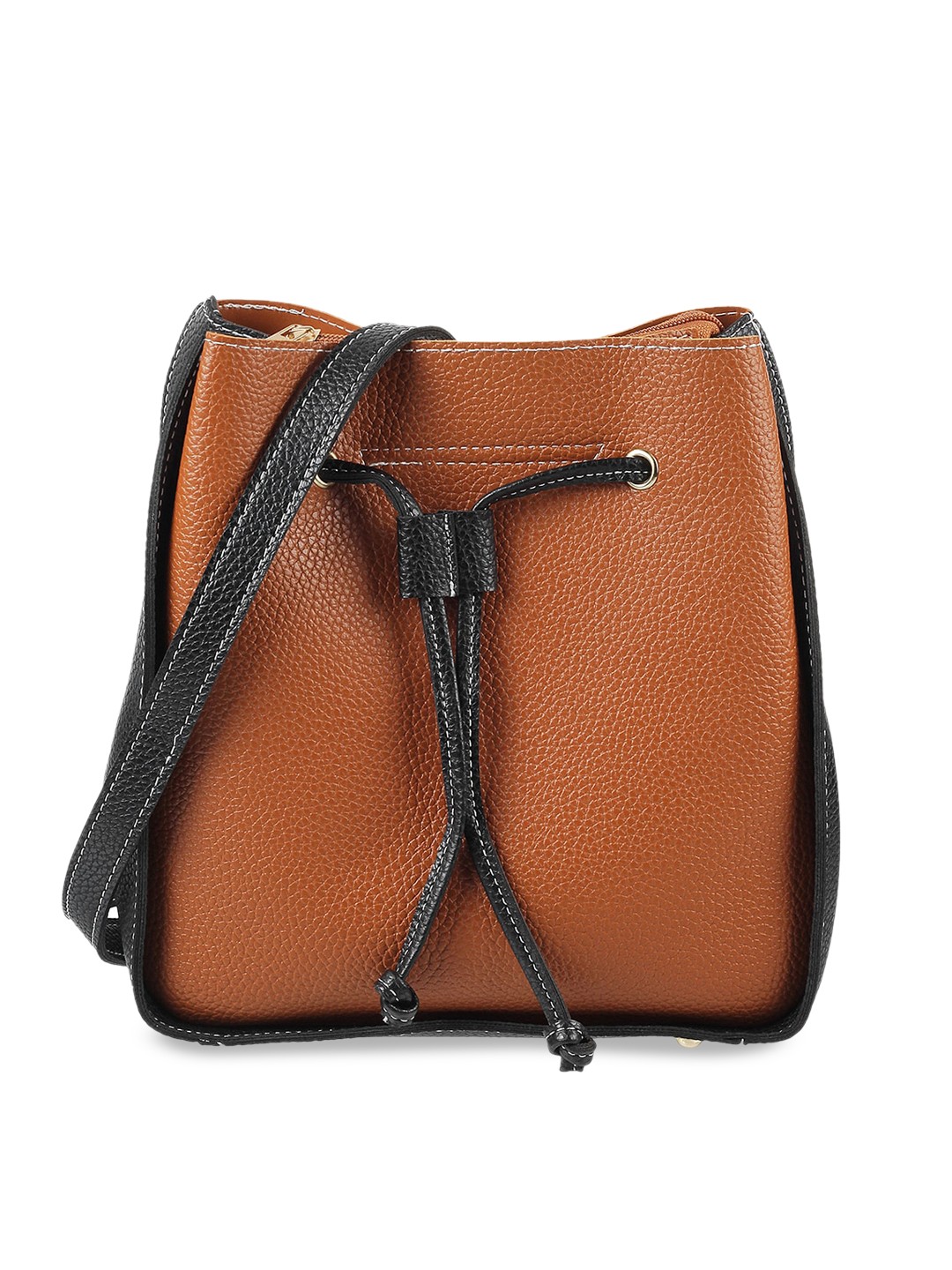 

WALKWAY by Metro Brown Solid Sling Bag