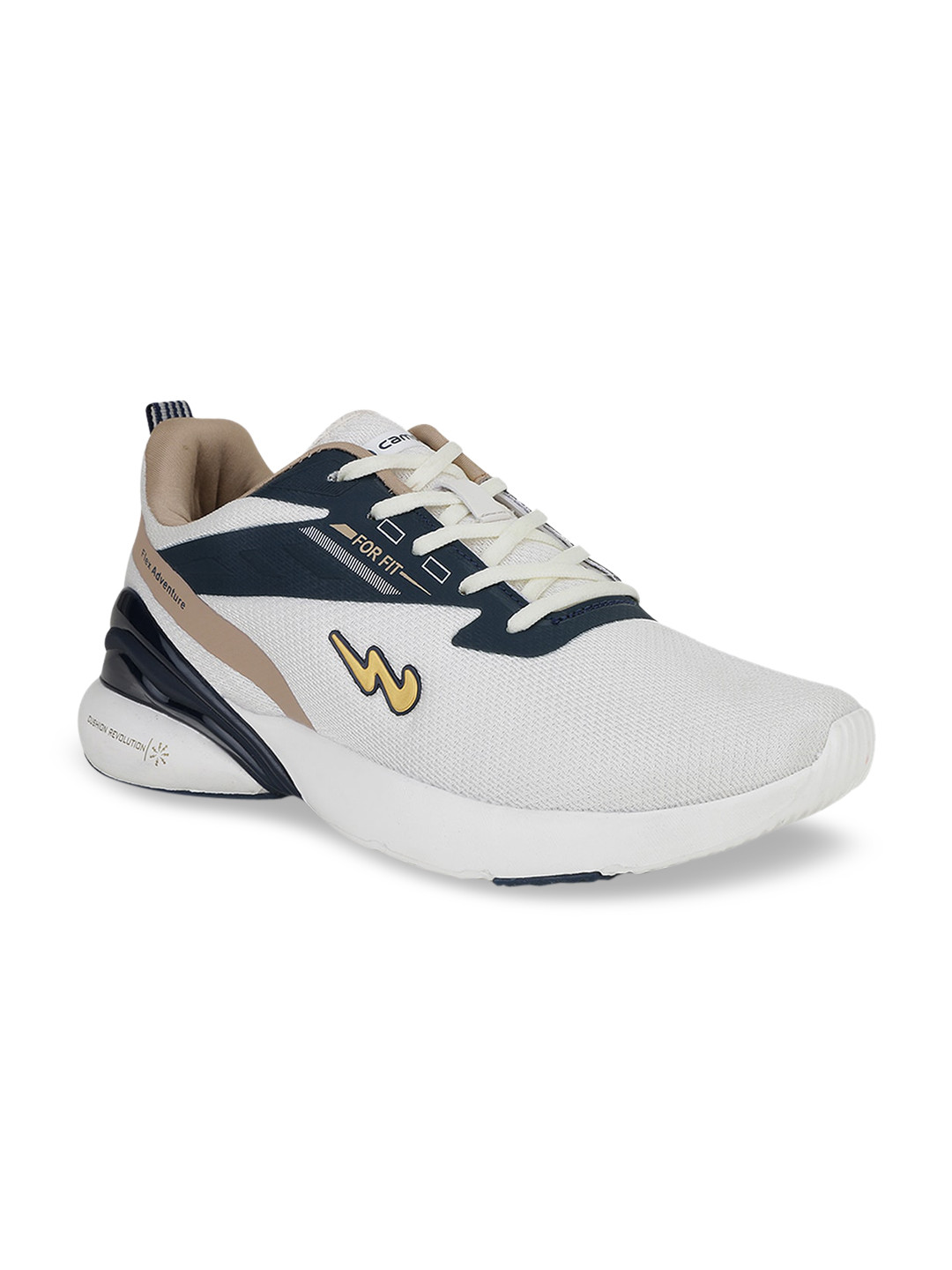 

Campus Men White Mesh Running Shoes
