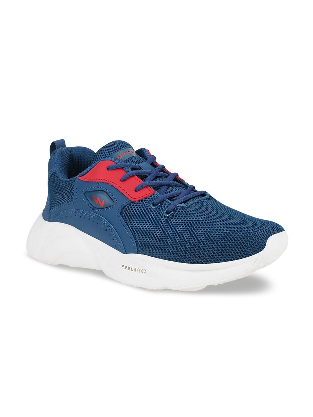 

Campus Men Blue Mesh Running Shoes