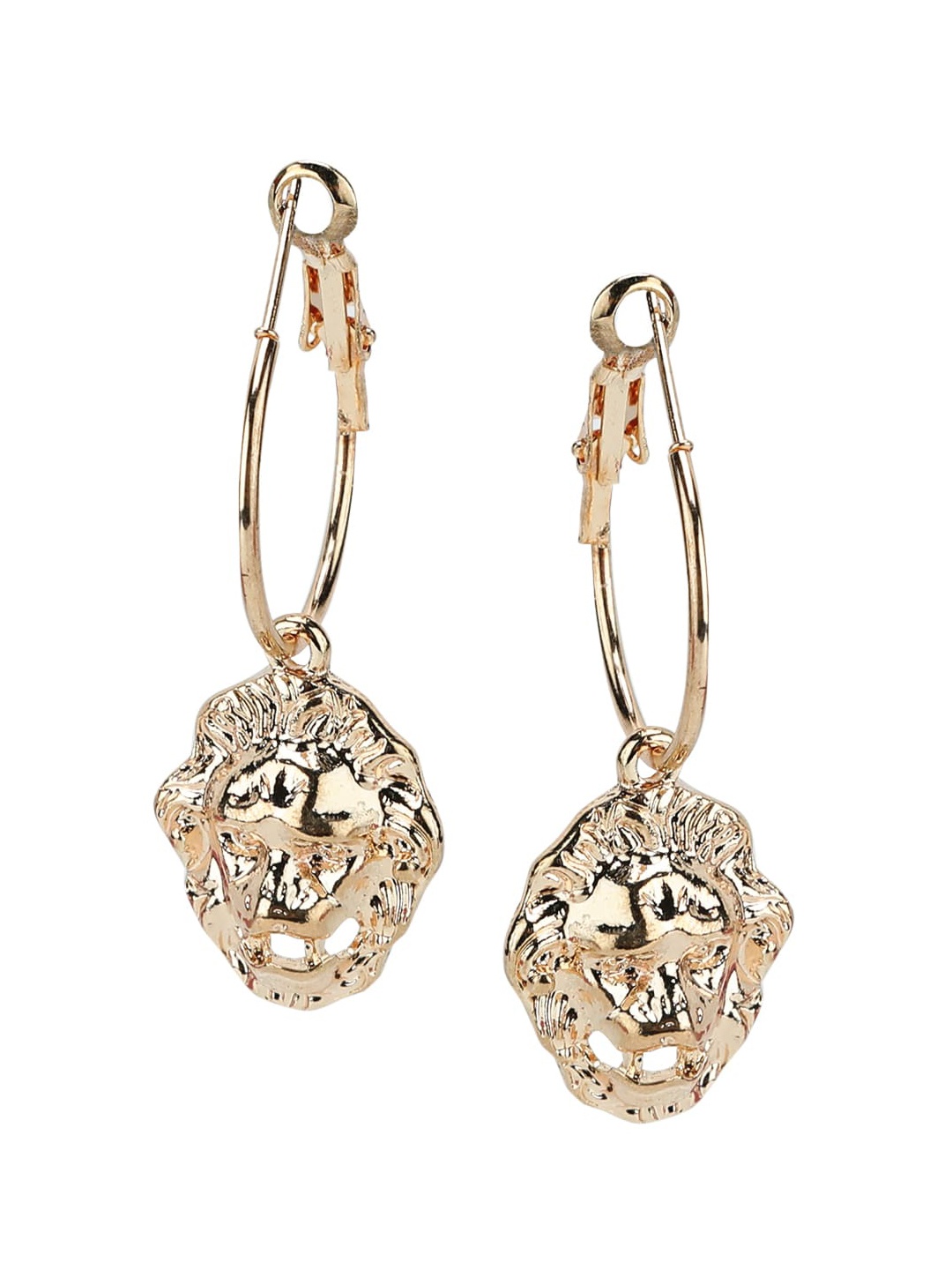 

Kazo Gold-Toned Contemporary Hoop Earrings