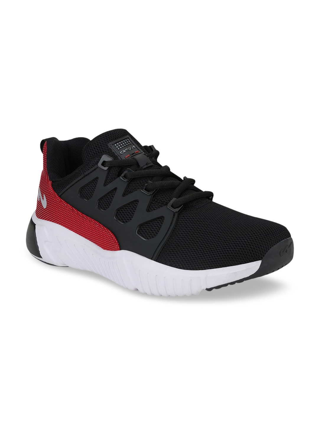 

Campus Men Black Barley Running Shoes