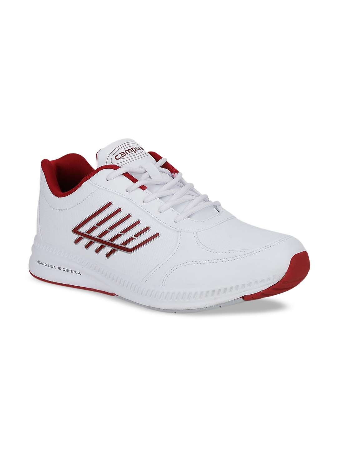 

Campus Men White Mesh Running Shoes