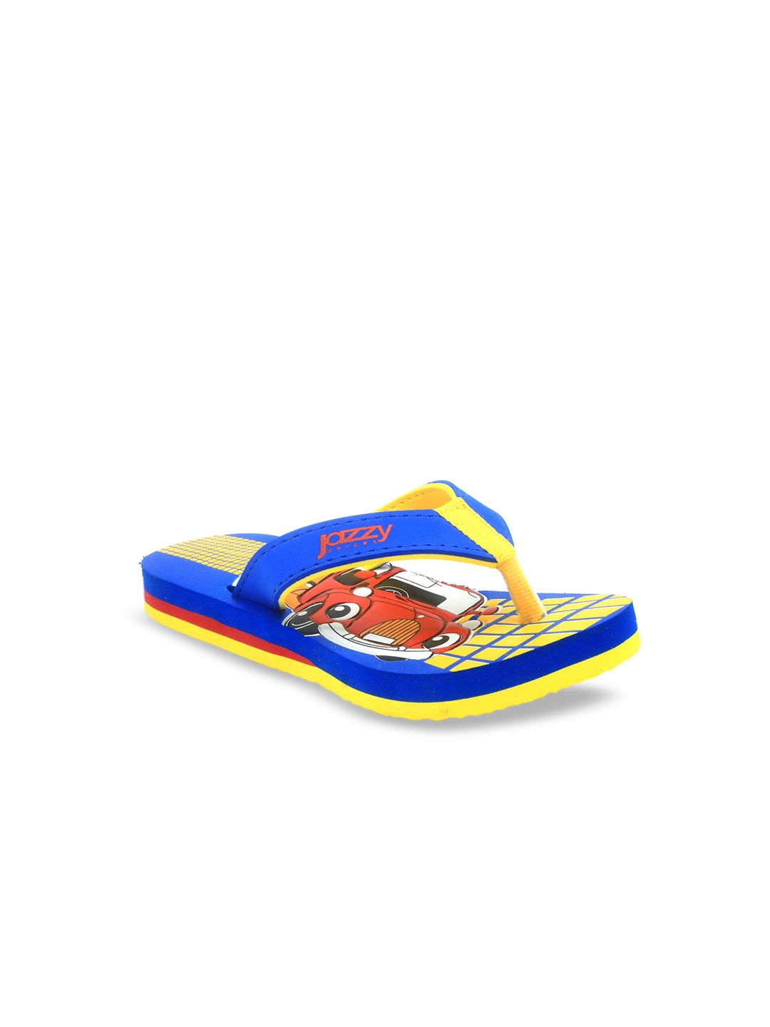 

Jazzy Juniors Boys Blue Printed Slip-On