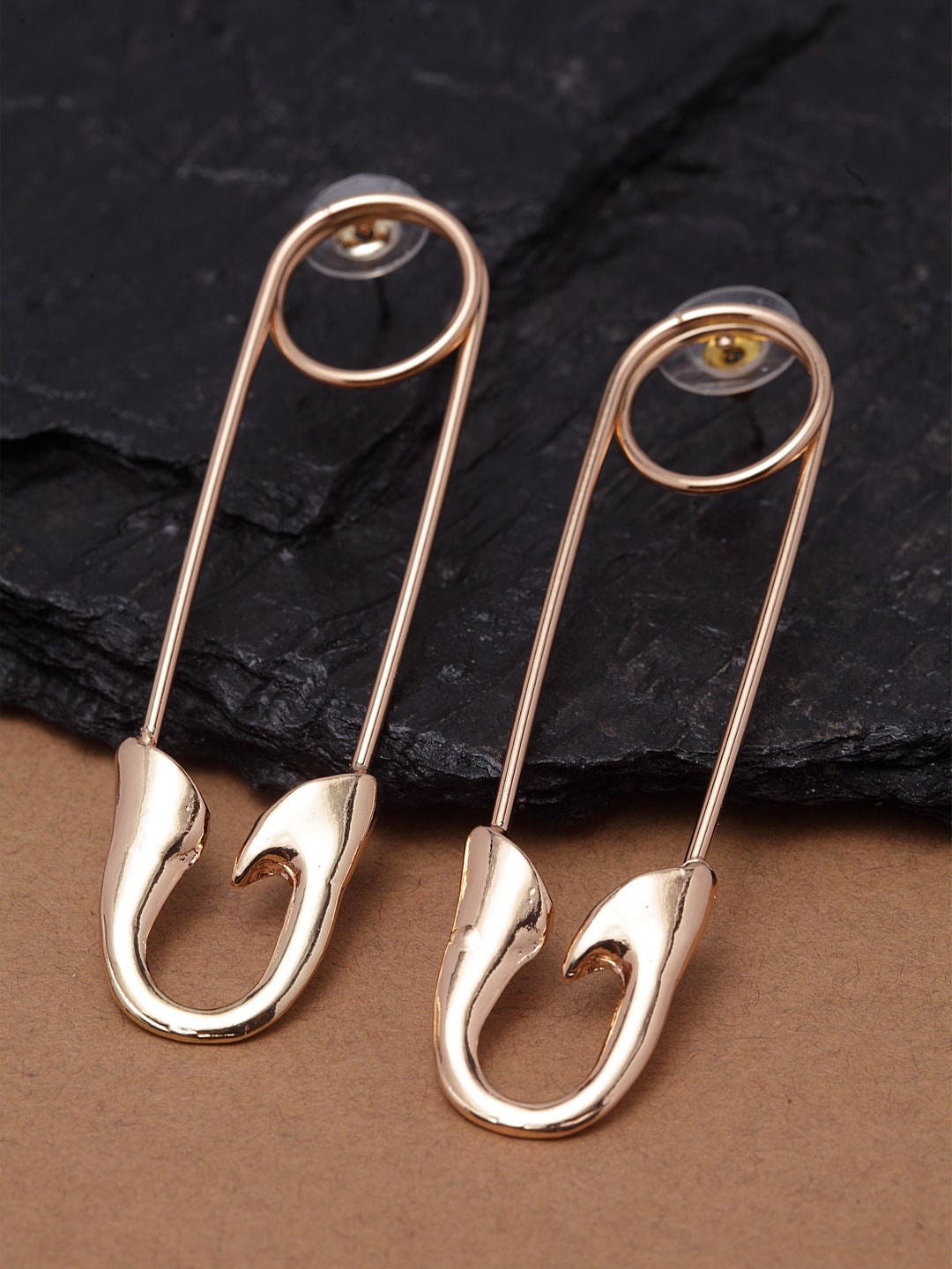 

Ferosh Gold-Toned Quirky Drop Earrings