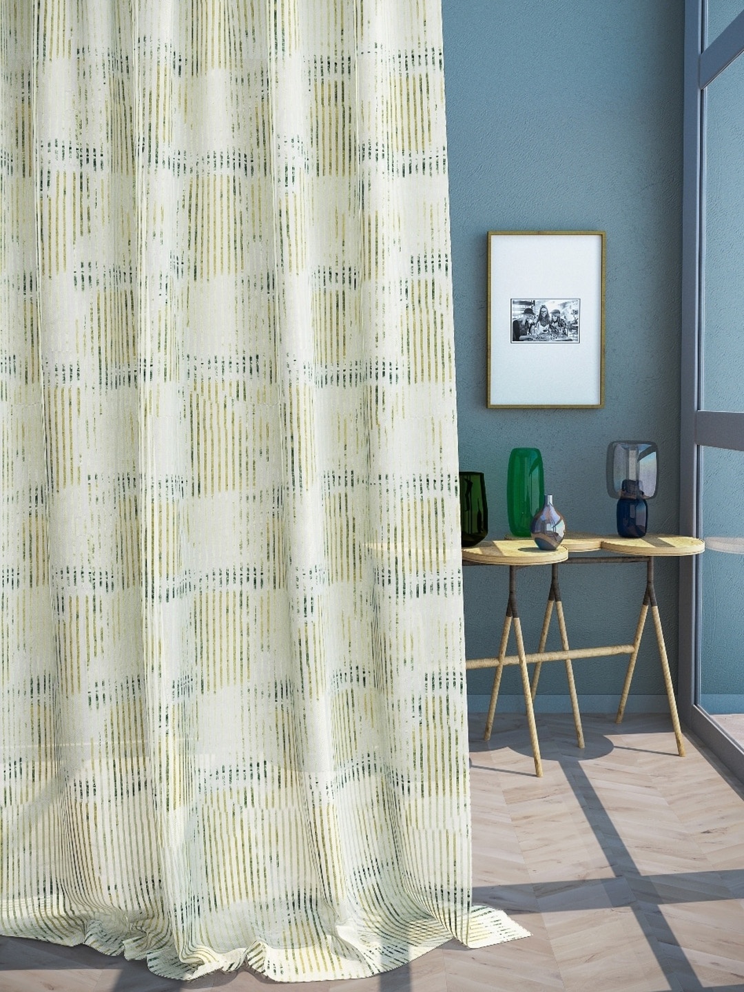 

DDecor Beige Single Long Door Curtain