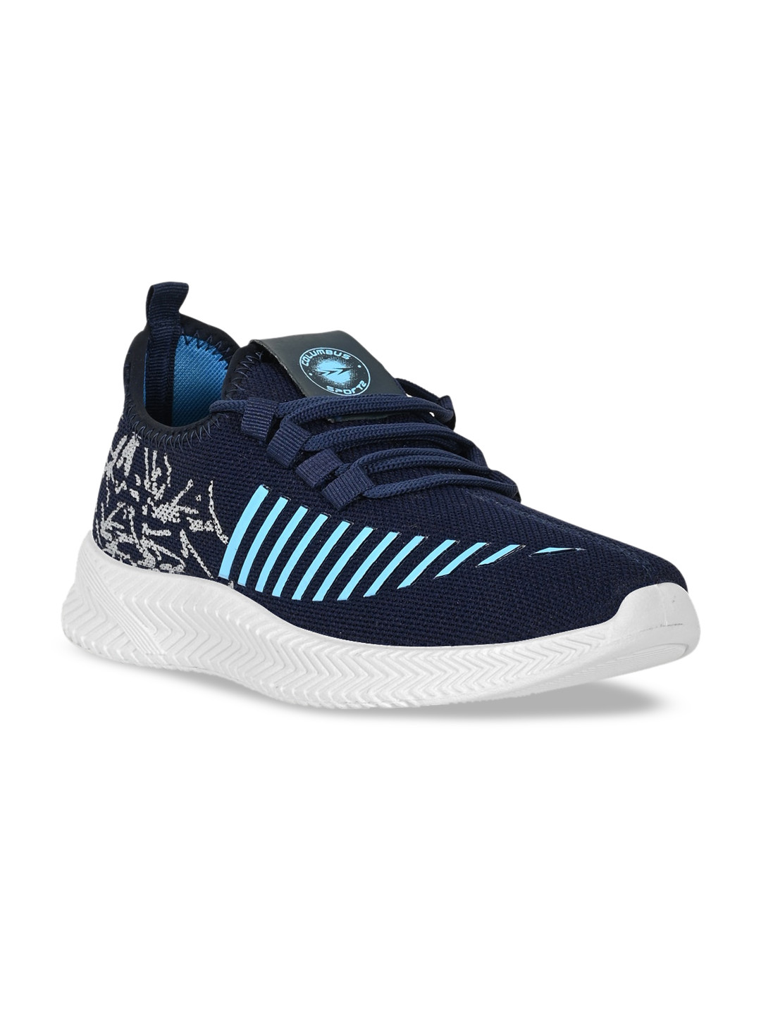 

Columbus Men Blue Mesh Running Shoes