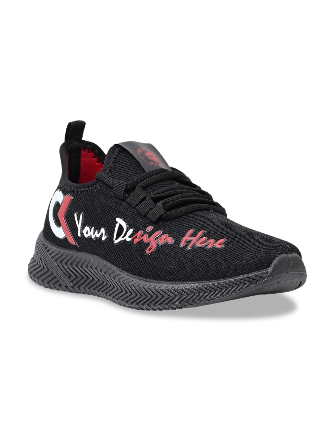 

Columbus Men Black Mesh Running Shoes
