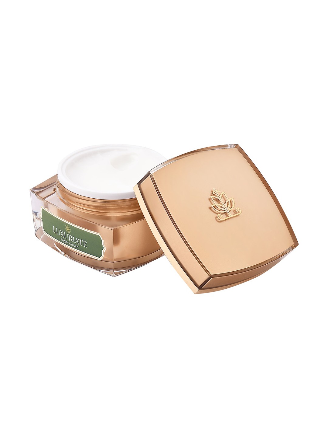 

LUXURIATE Unisex Shea Butter Almond & Parijat Essential Oil Facial Moisturizer Cream 50 gm, Olive