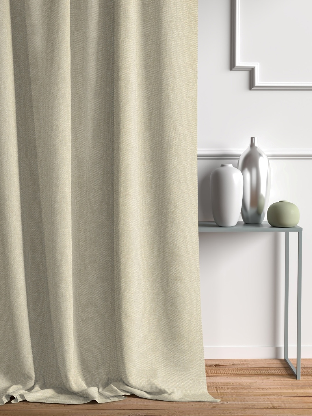 

DDecor Beige Single Door Curtain