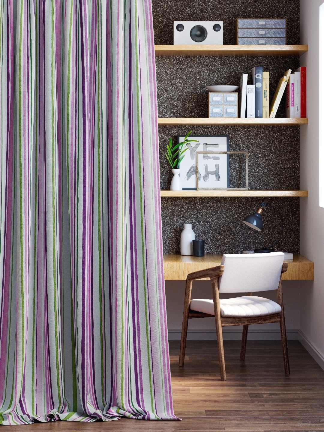 

DDecor White Single Door Curtain