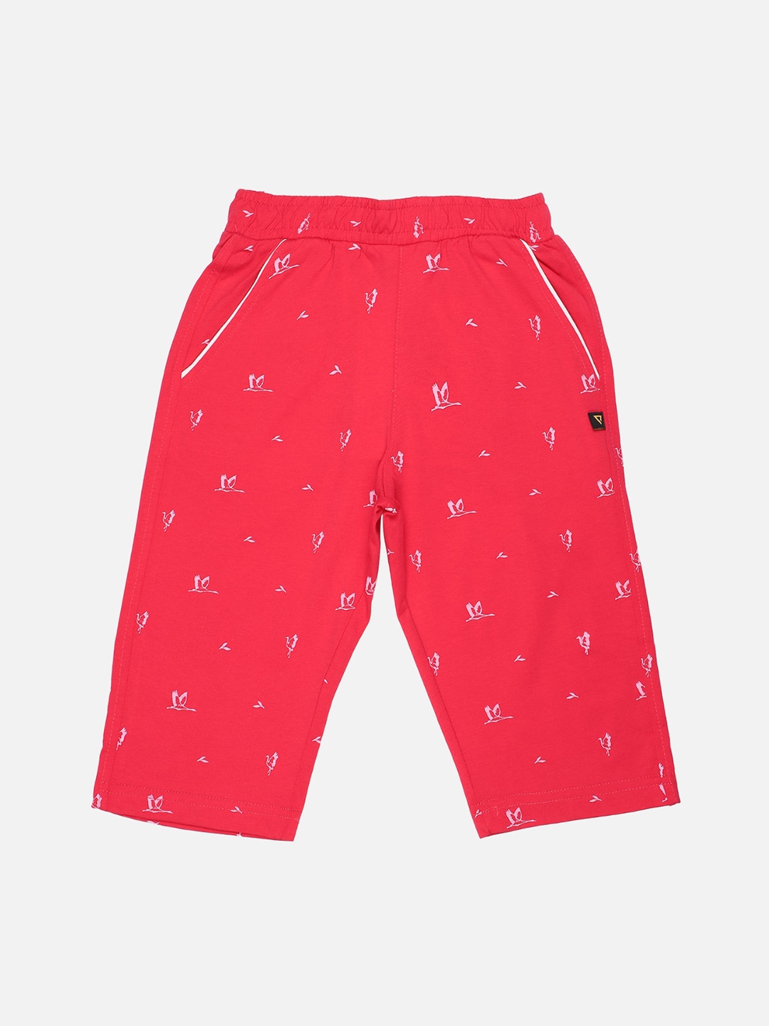 

PROTEENS Girls Pink Printed Capris