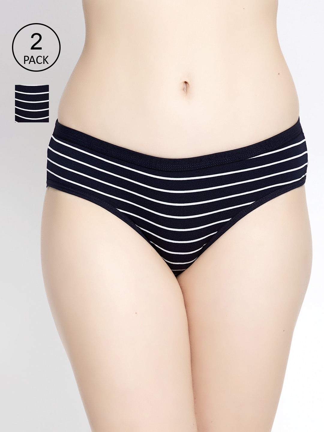

GRACIT Women Pack Of 2 Assorted Hipster Briefs PW25-01-05