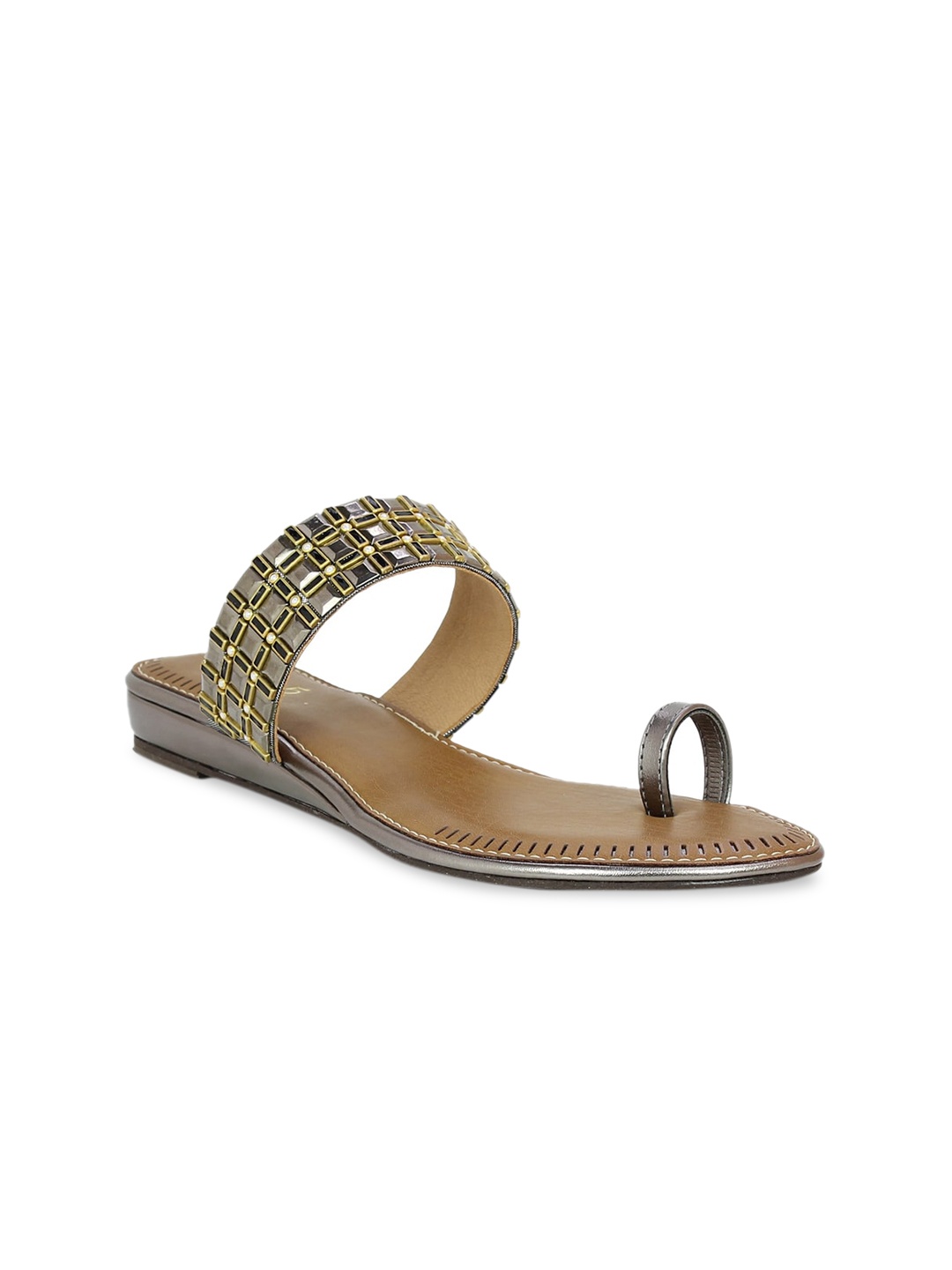 

Inc 5 Women Grey Embellished Sandals