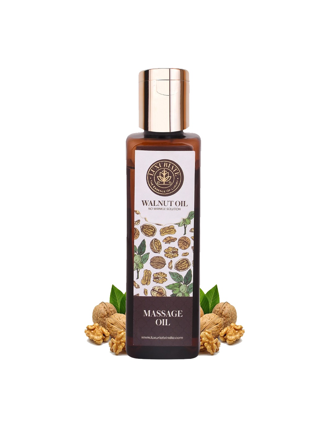 LUXURIATE Natural Walnut/Akhrot Oil, Brown