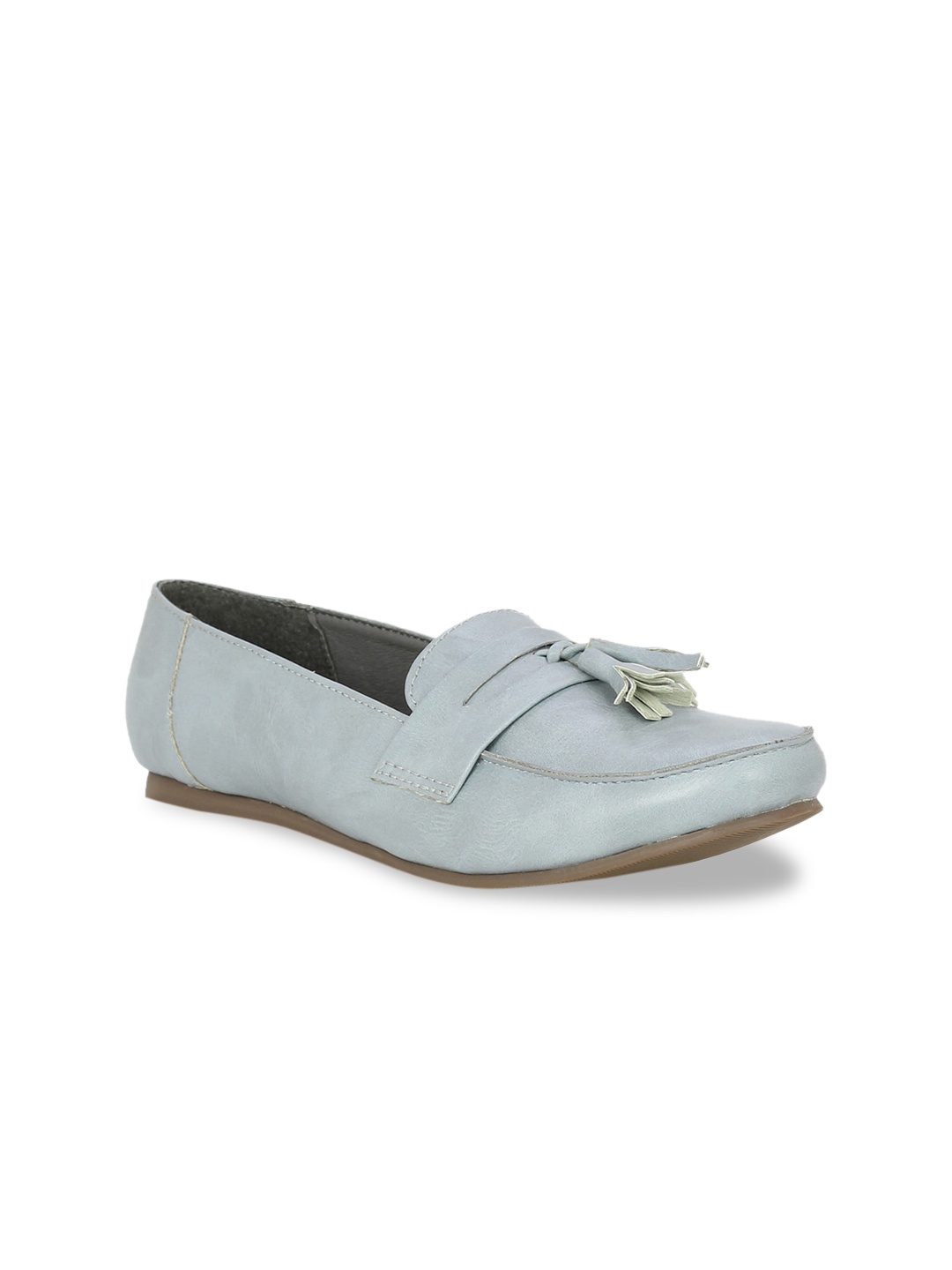 

Inc 5 Women Grey Solid Ballerinas With Tassels