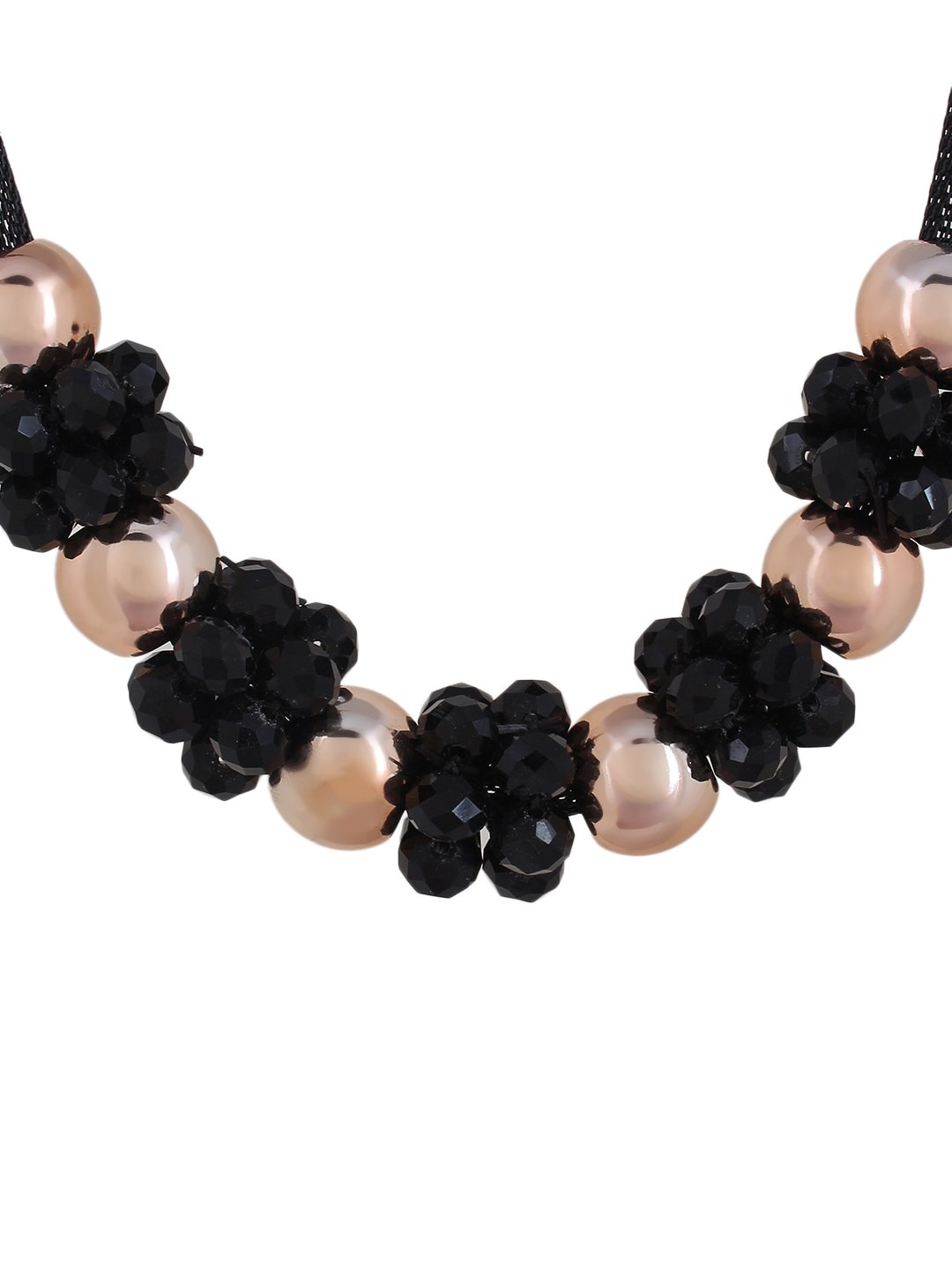 

Mali Fionna Women Black Alloy Necklace