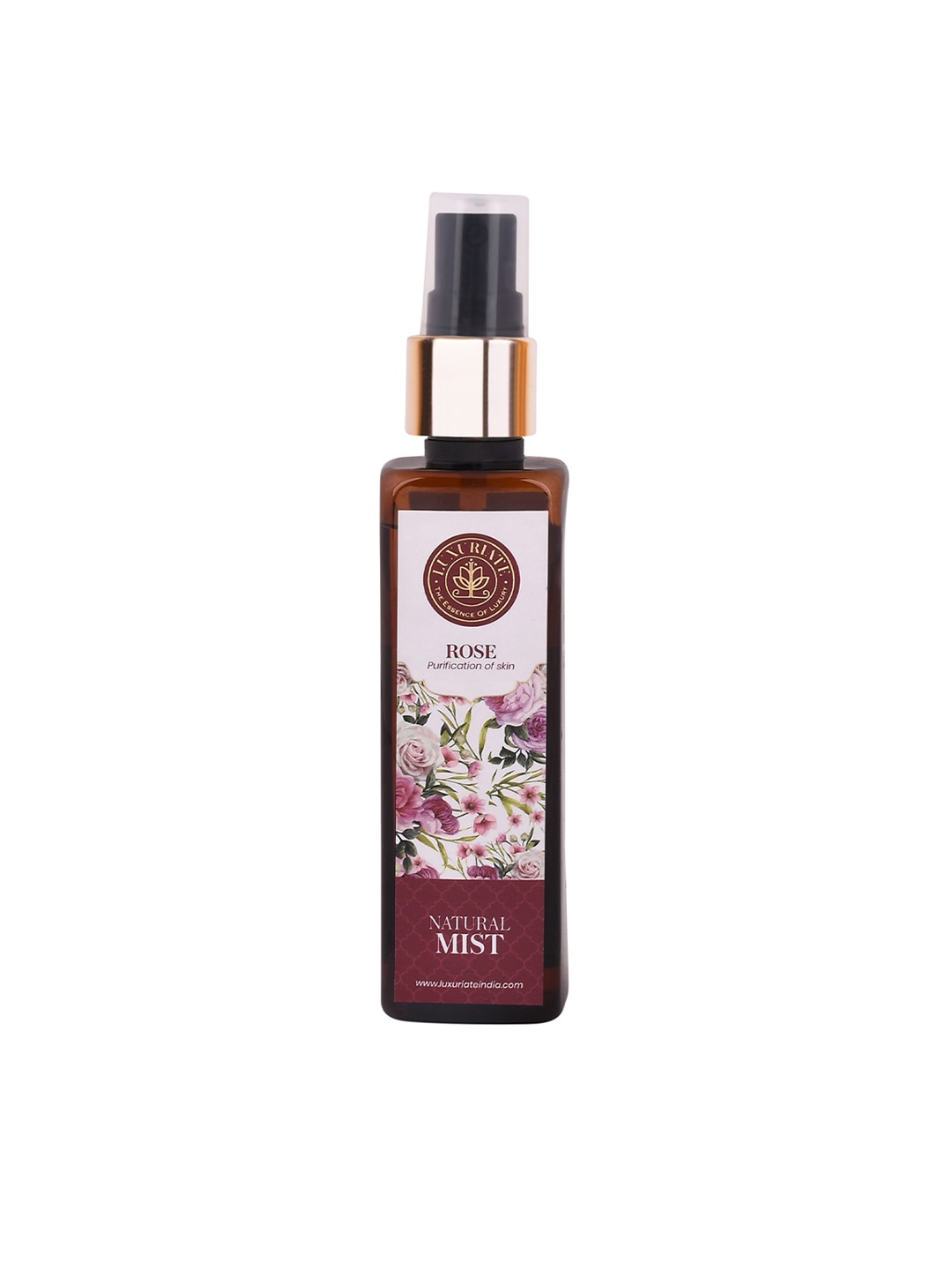 

LUXURIATE Unisex Pure and Natural Face Rose Mist for Dry Skin 100 ml, Red