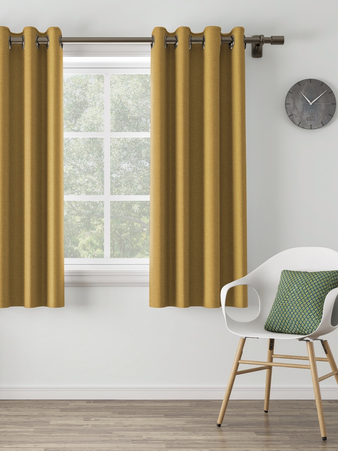 

DDecor Green Regular Window Curtain