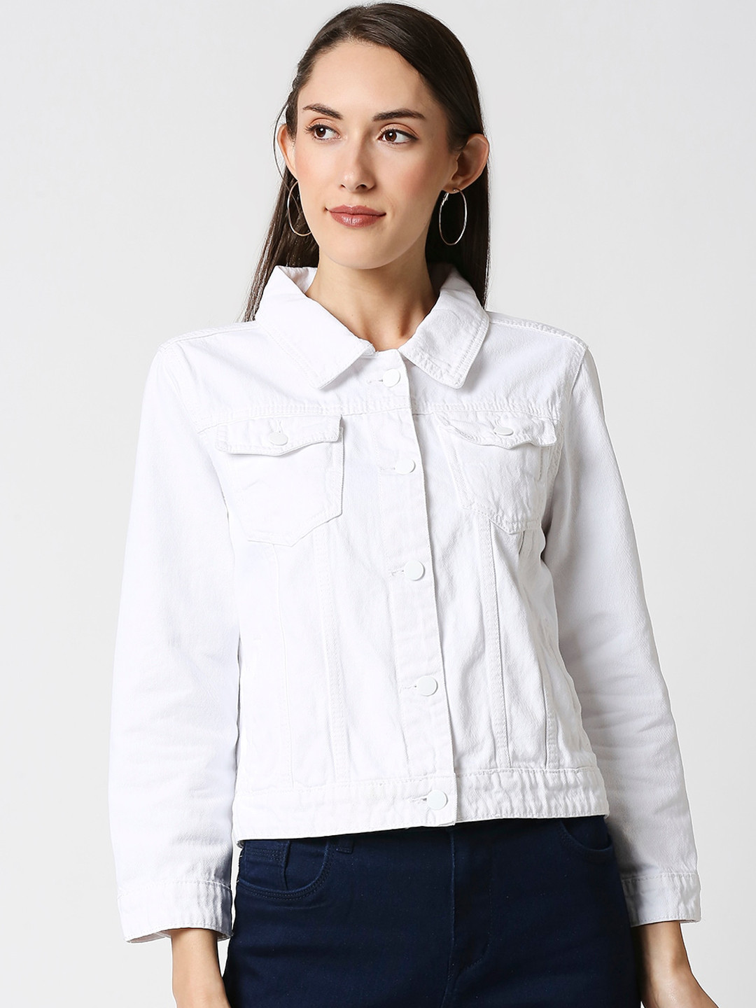 

High Star Women White Tailored Jacket