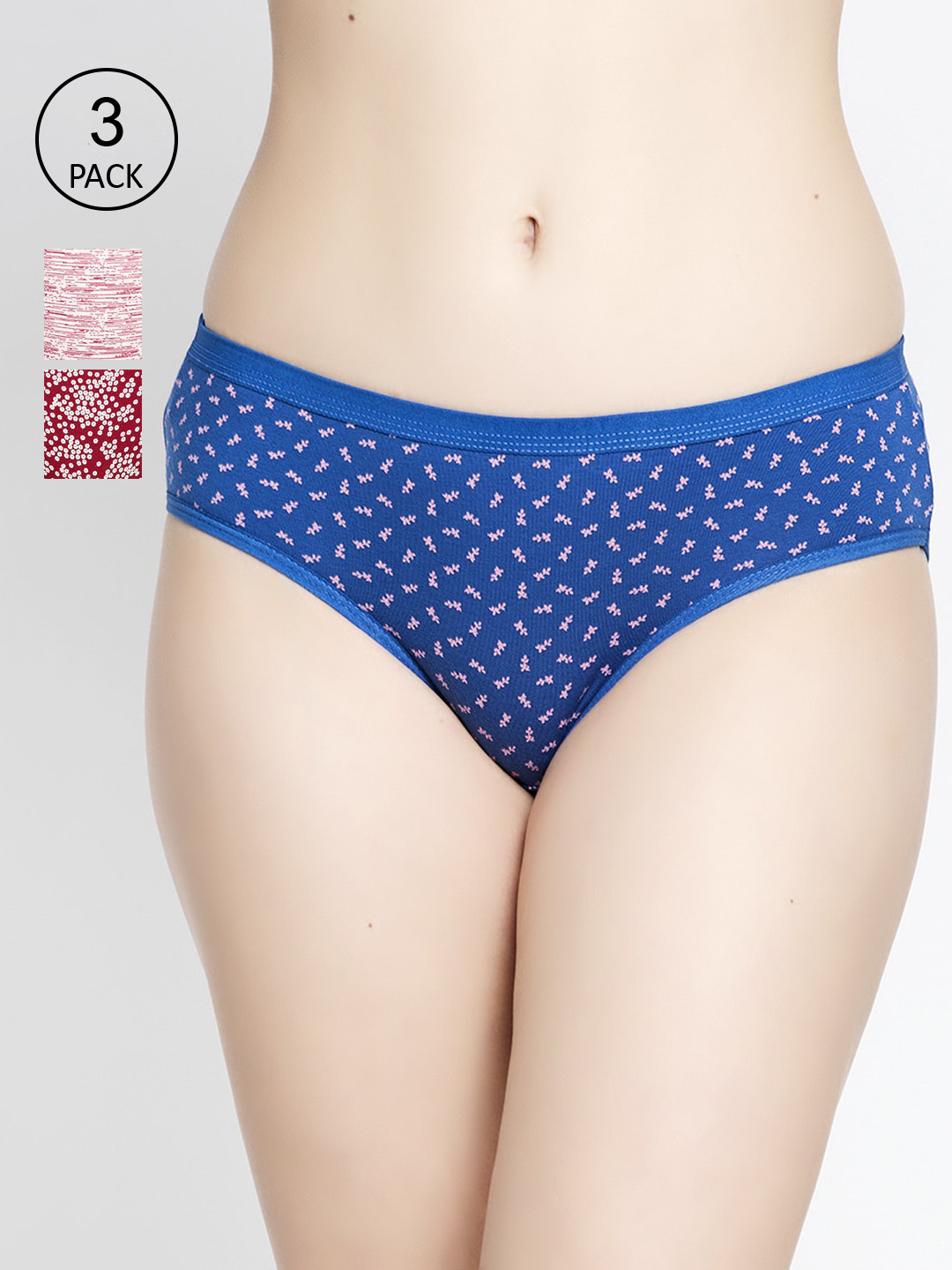 

GRACIT Women Pack of 3 Assorted Hipster Briefs PW27-03-05-14
