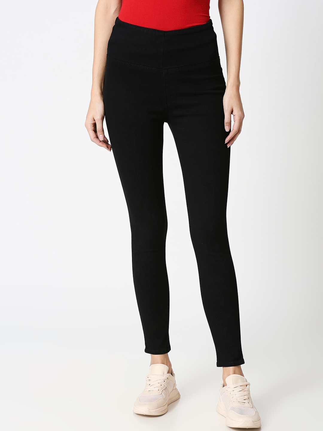 

High Star Women Black Solid Slim Fit Stretchable Jeggings