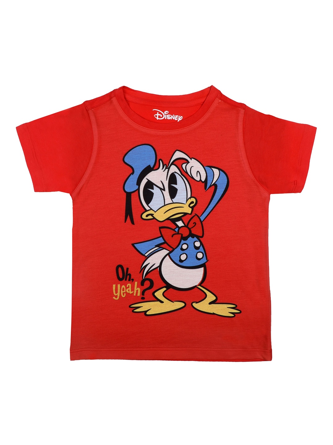 

Disney by Wear Your Mind Boys Red Donald Duck Print T-shirt