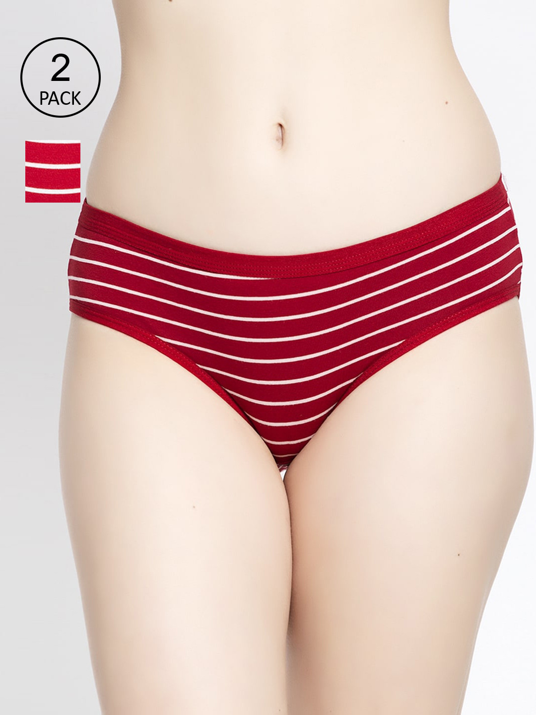 

GRACIT Women Pack Of 2 Assorted Hipster Briefs PW25-03-14