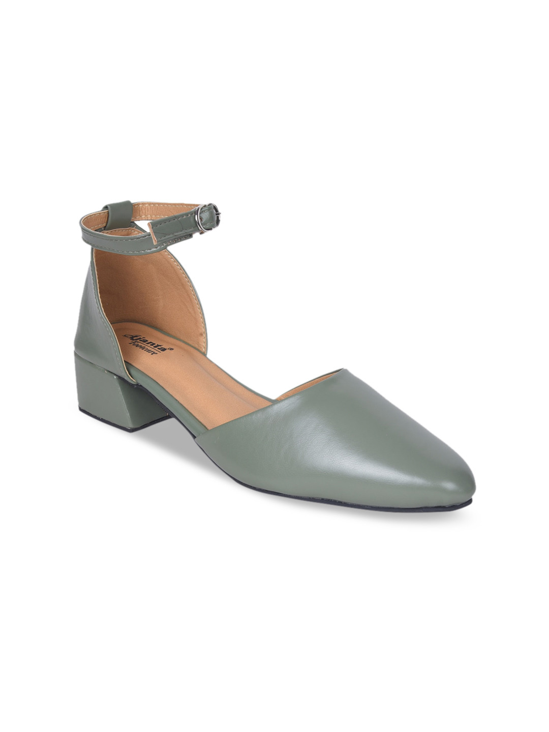 

Ajanta Women Green Colourblocked Ballerinas