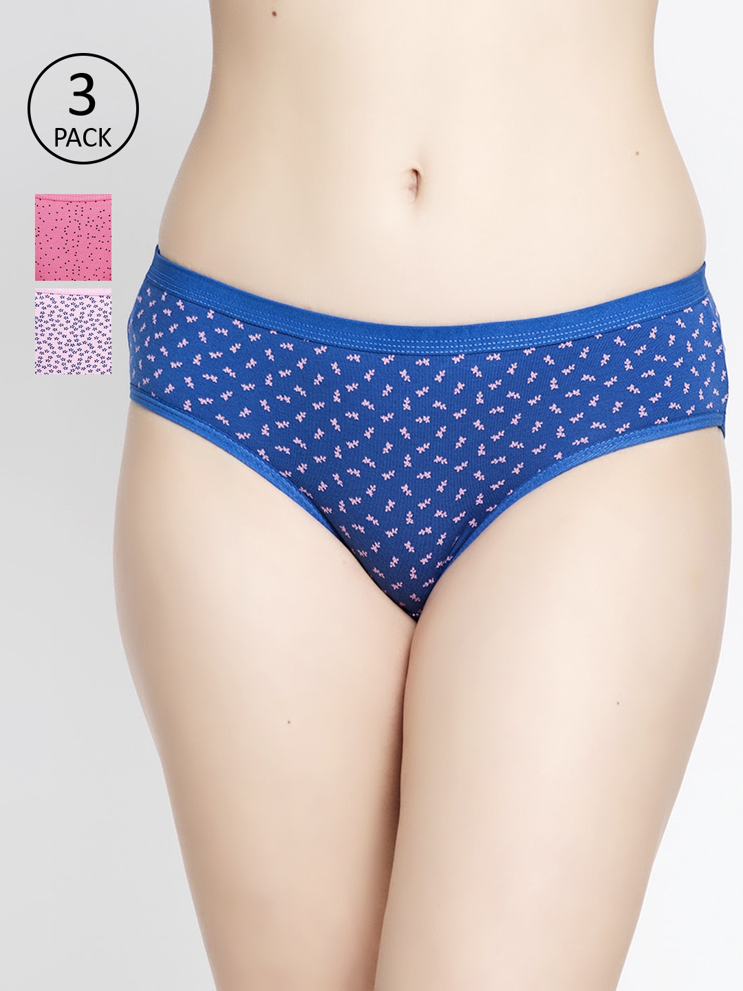 

GRACIT Women Pack of 3 Assorted Hipster Briefs PW27-05-10-15