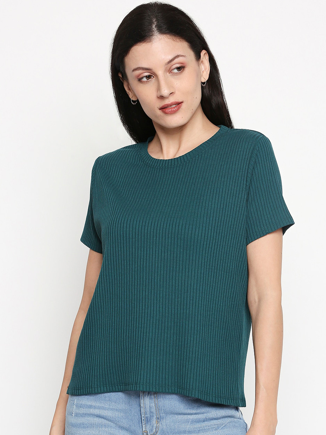 

People Green Pure Cotton Top