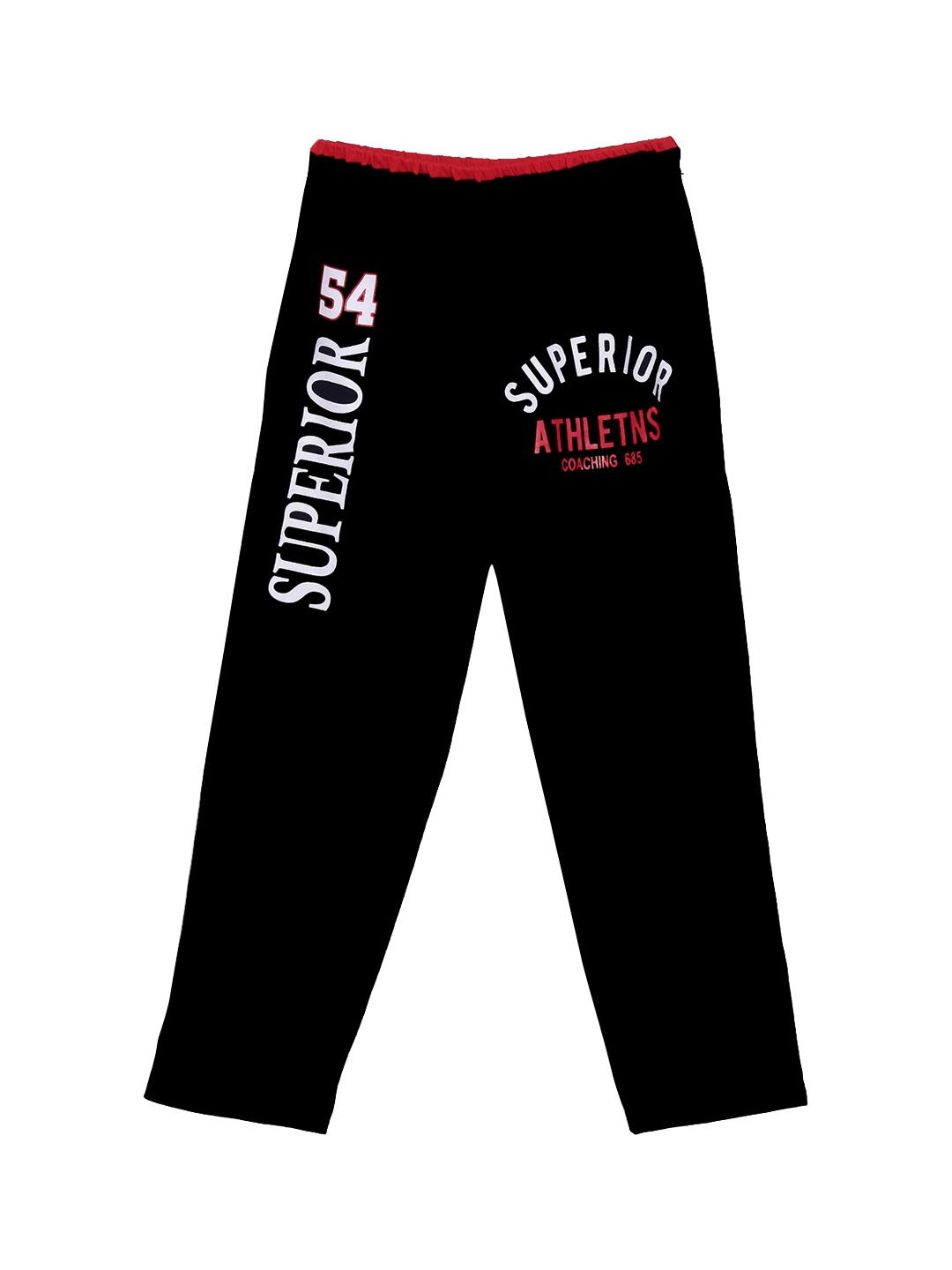 

SWEET ANGEL Boys Black Solid Straight Fit Track Pants