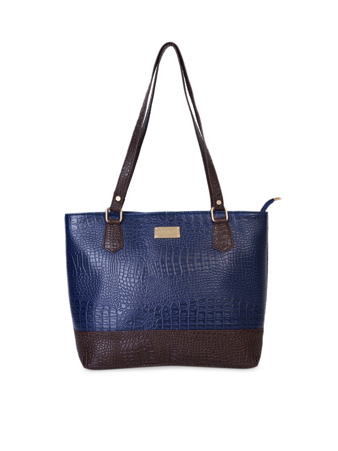 

Lapis O Lupo Blue Textured Shoulder Bag