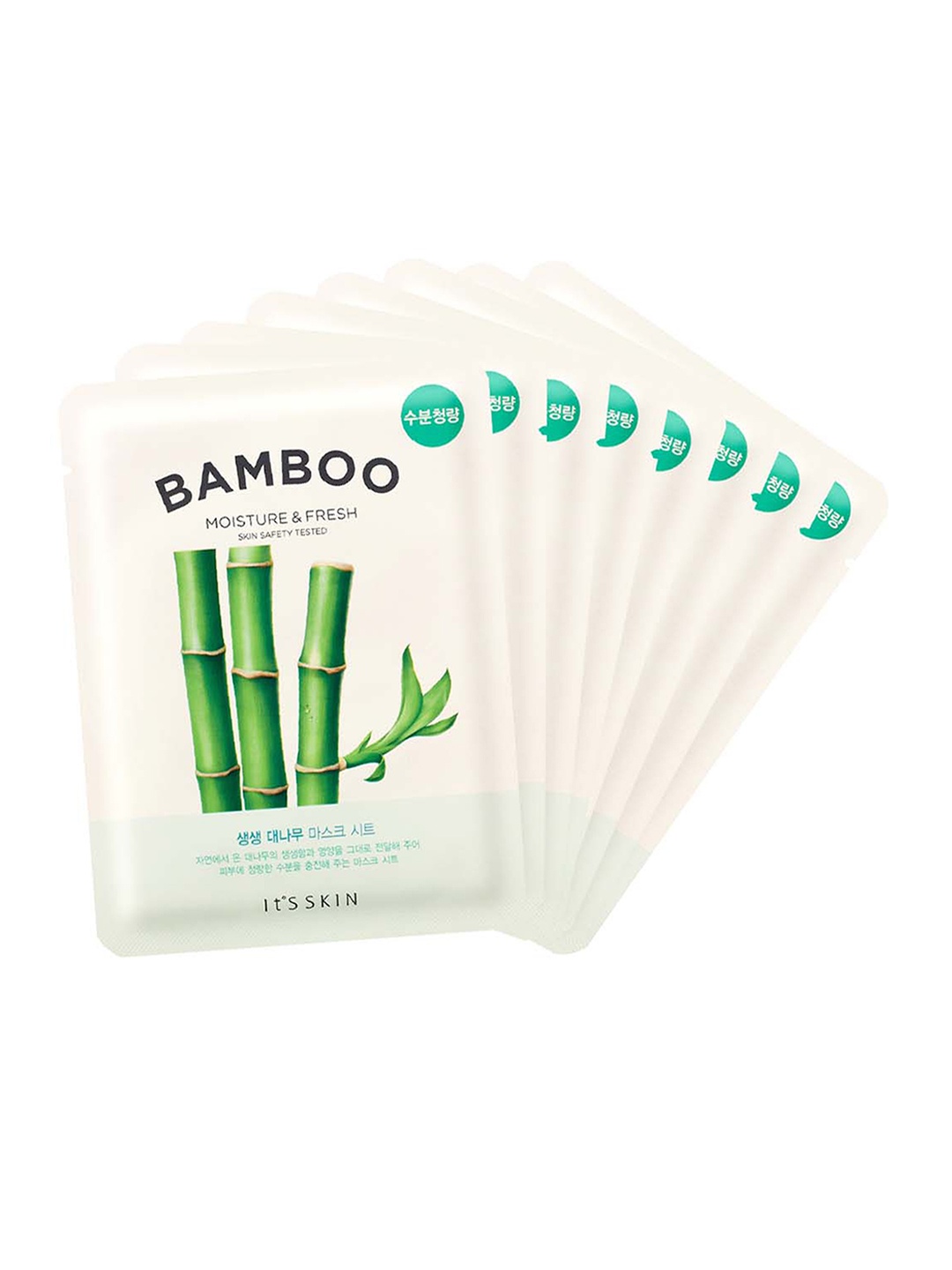 

Its Skin Set of 8 The Fresh Mask Sheet -Bamboo, Red