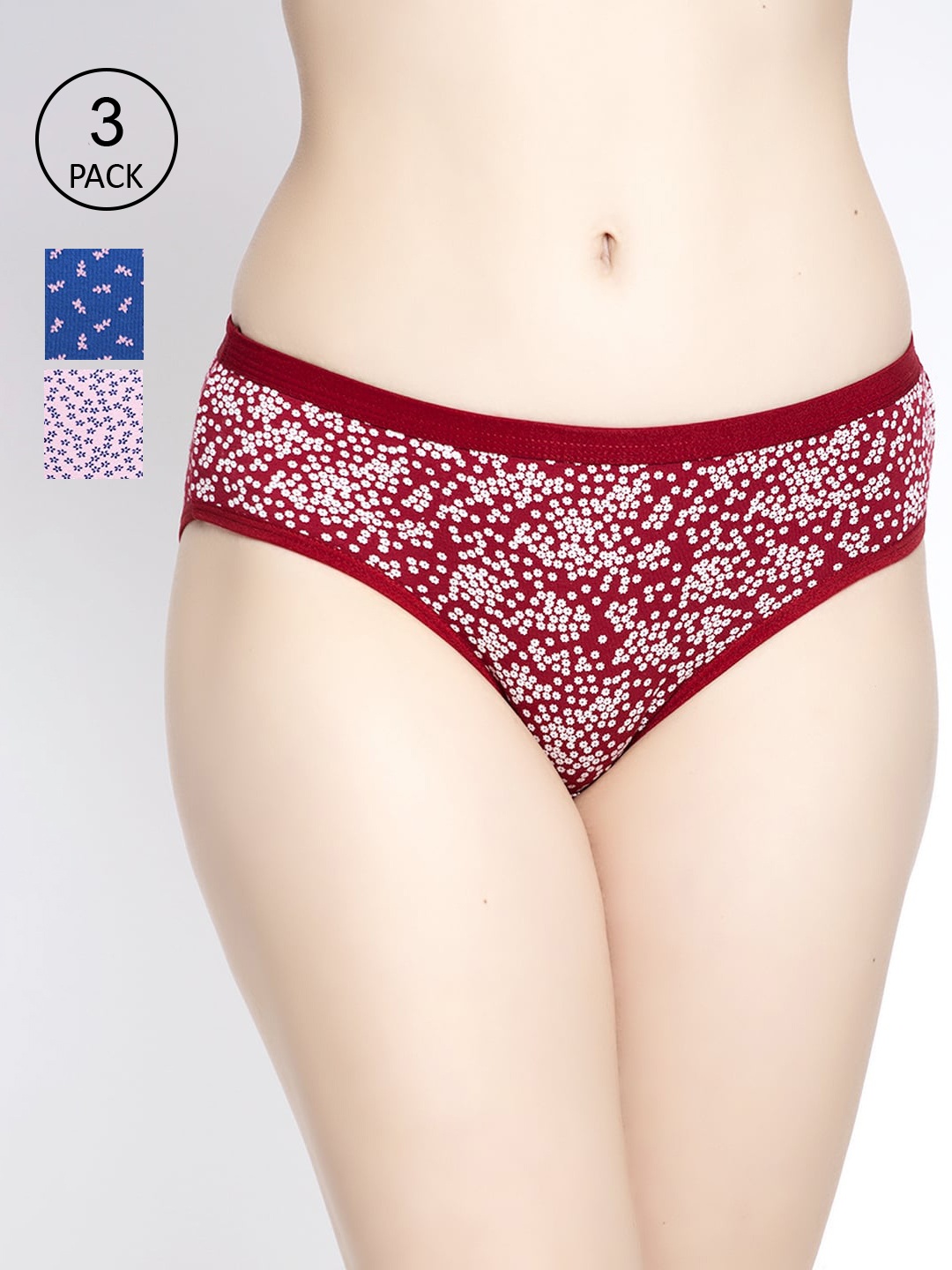 

GRACIT Women Pack of 3 Assorted Hipster Briefs PW27-05-10-14