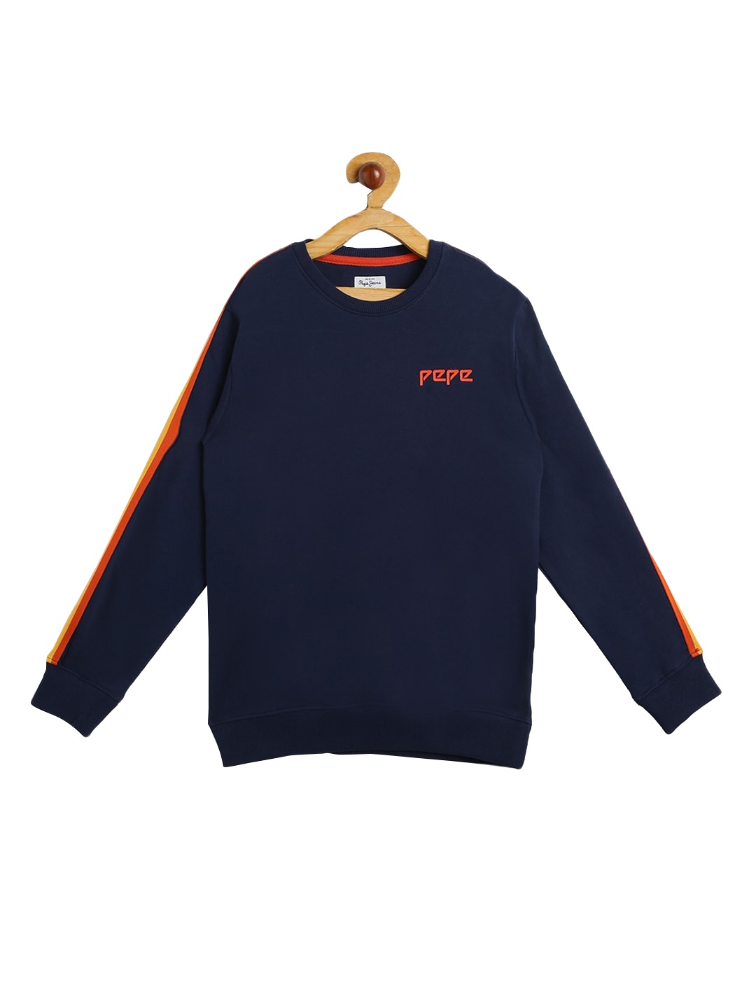 

Pepe Jeans Boys Navy Blue Solid Sweatshirt